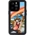 Looney Tunes Tasmanian Devil Surfboard iPhone 14 Pro Waterproof Case