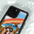 Looney Tunes Tasmanian Devil Surfboard iPhone 14 Pro Waterproof Case