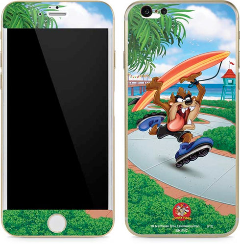 Looney Tunes Tasmanian Devil Surfboard iPhone 6/6s Skin