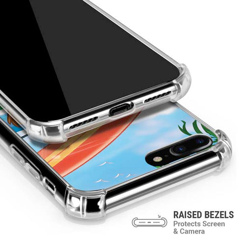 Looney Tunes Tasmanian Devil Surfboard iPhone 7/8 Plus Clear Case