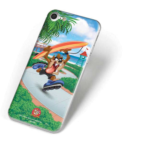 Looney Tunes Tasmanian Devil Surfboard iPhone 8 Skin
