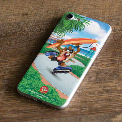 Looney Tunes Tasmanian Devil Surfboard iPhone 8 Skin