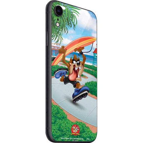 Looney Tunes Tasmanian Devil Surfboard iPhone SE (2nd & 3rd Gen) Skin