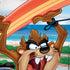 Looney Tunes Tasmanian Devil Surfboard iPhone XR Skin