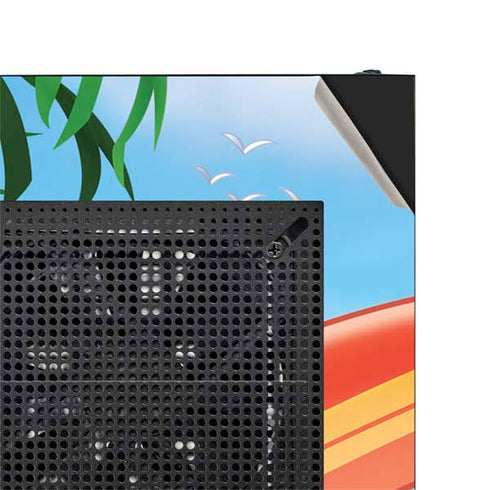 Looney Tunes Tasmanian Devil Surfboard NZXT H510 Compact ATX Mid-Tower Case Skin