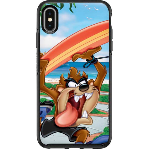 Looney Tunes Tasmanian Devil Surfboard Otterbox Symmetry iPhone Skin