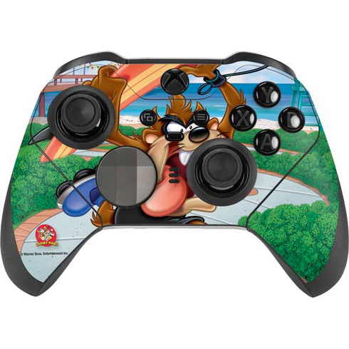 Looney Tunes Tasmanian Devil Surfboard Xbox Elite Wireless Controller Series 2 Skin