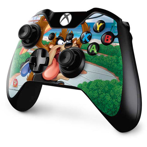 Looney Tunes Tasmanian Devil Surfboard Xbox One Controller Skin