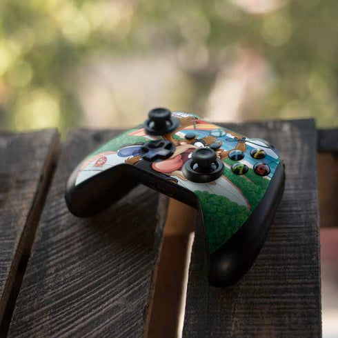 Looney Tunes Tasmanian Devil Surfboard Xbox One S Controller Skin