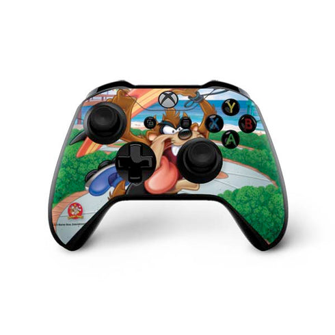Looney Tunes Tasmanian Devil Surfboard Xbox One X Controller Skin