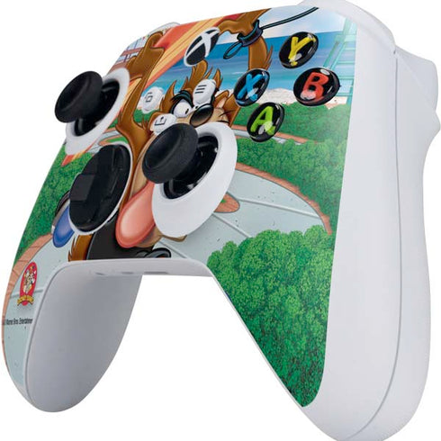 Looney Tunes Tasmanian Devil Surfboard Xbox Series S Controller Skin