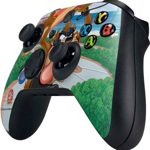 Looney Tunes Tasmanian Devil Surfboard Xbox Series X Controller Skin