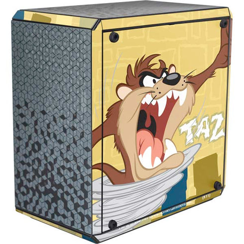 Looney Tunes Tasmanian Devil Swirl Cream Cooler Master MasterBox Q300L Mini Tower Skin