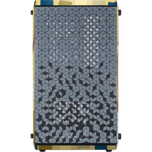 Looney Tunes Tasmanian Devil Swirl Cream Cooler Master MasterBox Q300L Mini Tower Skin