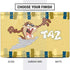 Looney Tunes Tasmanian Devil Swirl Cream Dell Vostro Skin