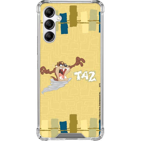 Looney Tunes Tasmanian Devil Swirl Cream Galaxy A14 5G Clear Case