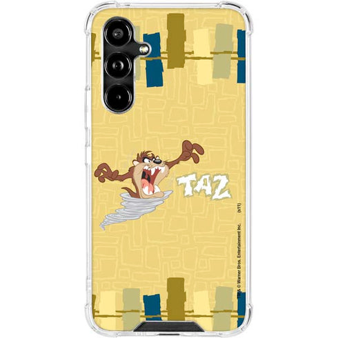 Looney Tunes Tasmanian Devil Swirl Cream Galaxy A54 5G Clear Case