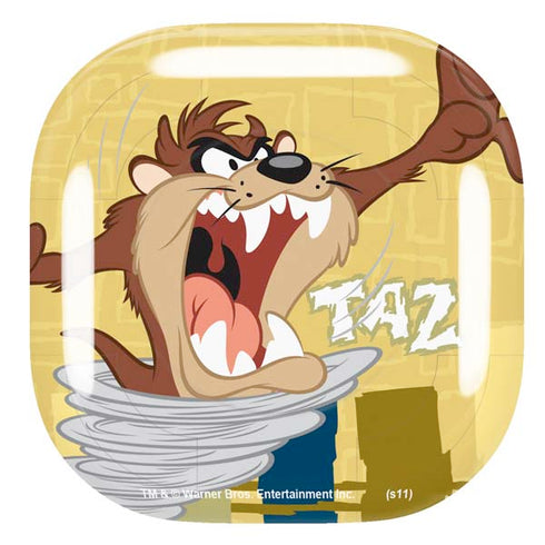 Looney Tunes Tasmanian Devil Swirl Cream Galaxy Buds Pro Skin