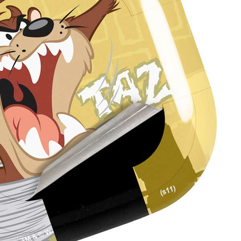 Looney Tunes Tasmanian Devil Swirl Cream Galaxy Buds Pro Skin