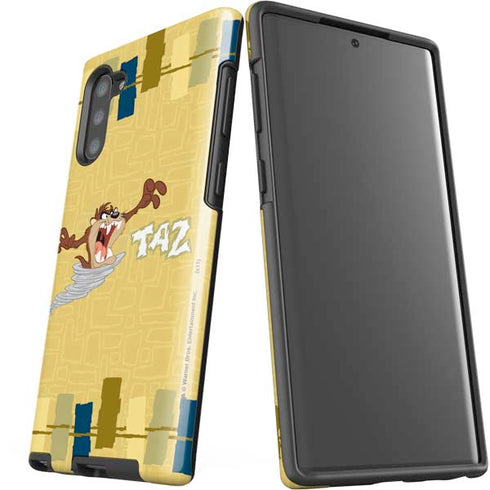 Looney Tunes Tasmanian Devil Swirl Cream Galaxy Note 10 Pro Case
