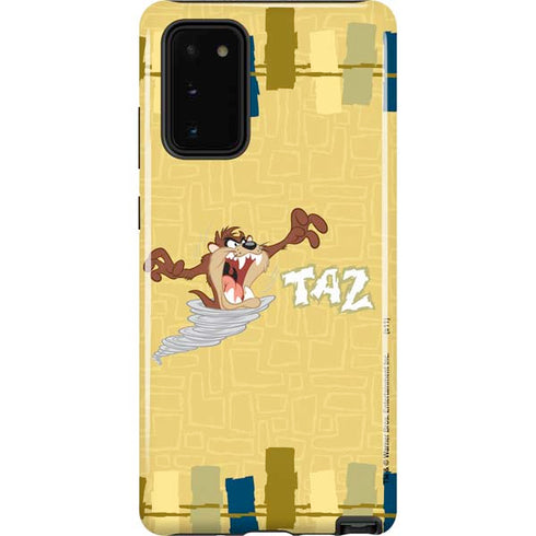 Looney Tunes Tasmanian Devil Swirl Cream Galaxy Note20 5G Pro Case