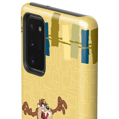 Looney Tunes Tasmanian Devil Swirl Cream Galaxy Note20 5G Pro Case