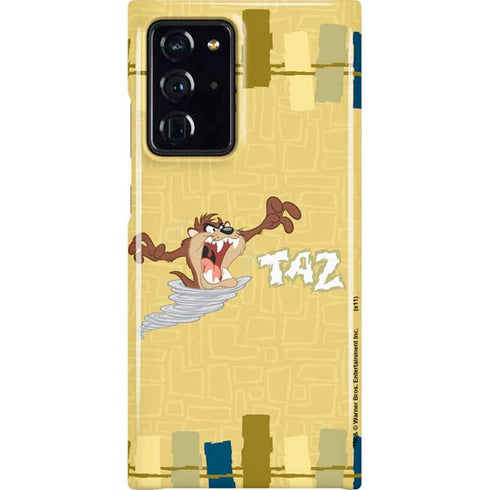 Looney Tunes Tasmanian Devil Swirl Cream Galaxy Note20 Ultra 5G Lite Case
