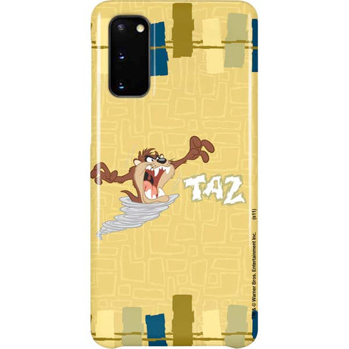 Looney Tunes Tasmanian Devil Swirl Cream Galaxy S20 Lite Case