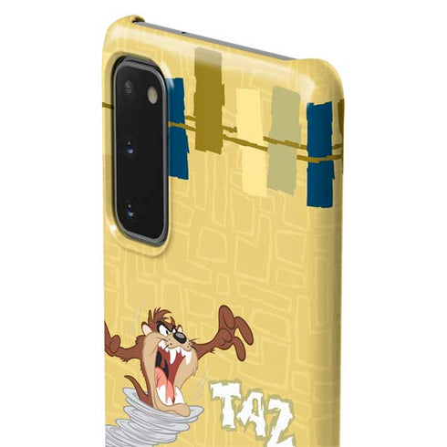 Looney Tunes Tasmanian Devil Swirl Cream Galaxy S20 Lite Case