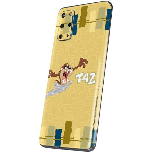 Looney Tunes Tasmanian Devil Swirl Cream Galaxy S20 Plus Skin