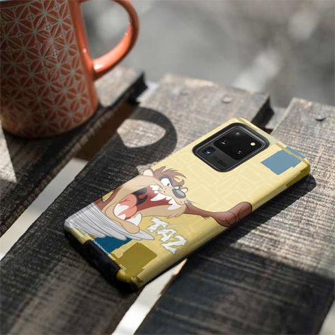 Looney Tunes Tasmanian Devil Swirl Cream Galaxy S20 Ultra 5G Pro Case