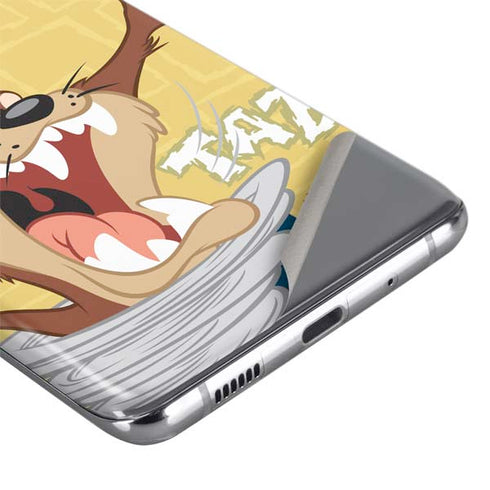 Looney Tunes Tasmanian Devil Swirl Cream Galaxy S20 Ultra 5G Skin