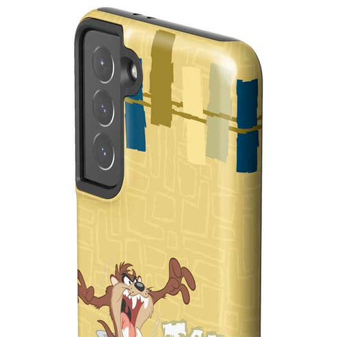 Looney Tunes Tasmanian Devil Swirl Cream Galaxy S21 5G Pro Case