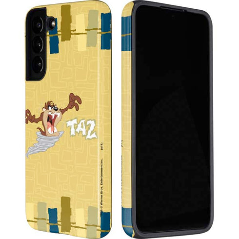 Looney Tunes Tasmanian Devil Swirl Cream Galaxy S22 Pro Case