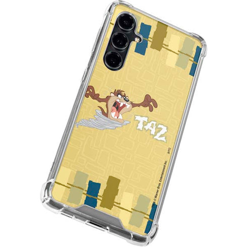Looney Tunes Tasmanian Devil Swirl Cream Galaxy S23 FE Clear Case