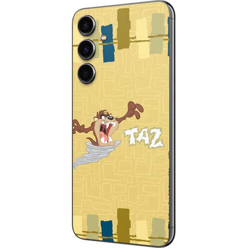 Looney Tunes Tasmanian Devil Swirl Cream Galaxy S23 FE Skin