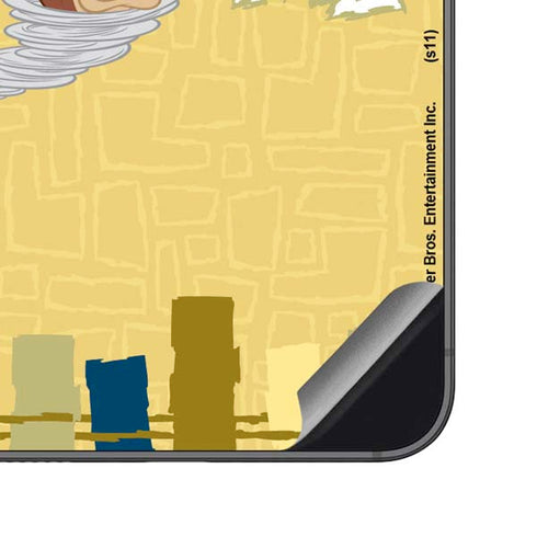 Looney Tunes Tasmanian Devil Swirl Cream Galaxy S23 FE Skin