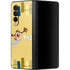 Looney Tunes Tasmanian Devil Swirl Cream Galaxy Z Fold3 5G Skin
