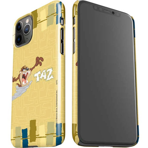 Looney Tunes Tasmanian Devil Swirl Cream iPhone 11 Pro Lite Case