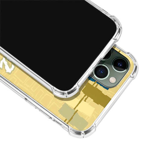 Looney Tunes Tasmanian Devil Swirl Cream iPhone 11 Pro Max Clear Case
