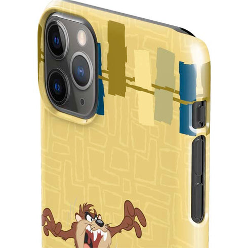 Looney Tunes Tasmanian Devil Swirl Cream iPhone 11 Pro Max Lite Case