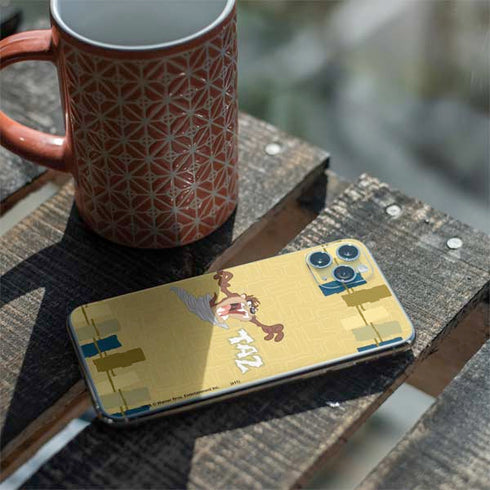 Looney Tunes Tasmanian Devil Swirl Cream iPhone 11 Pro Max Skin