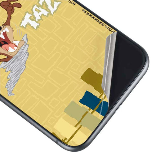 Looney Tunes Tasmanian Devil Swirl Cream iPhone 11 Skin