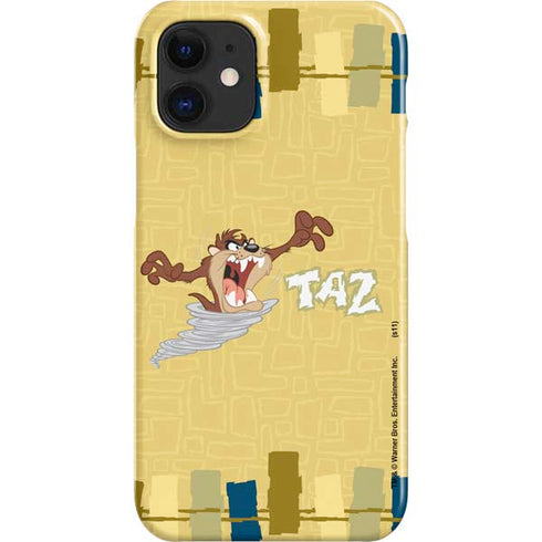 Looney Tunes Tasmanian Devil Swirl Cream iPhone 12 Mini Lite Case