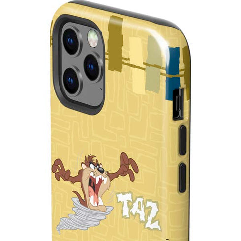 Looney Tunes Tasmanian Devil Swirl Cream iPhone 12 Pro Max Impact Case