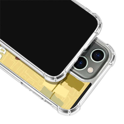 Looney Tunes Tasmanian Devil Swirl Cream iPhone 13 Pro Max Clear Case