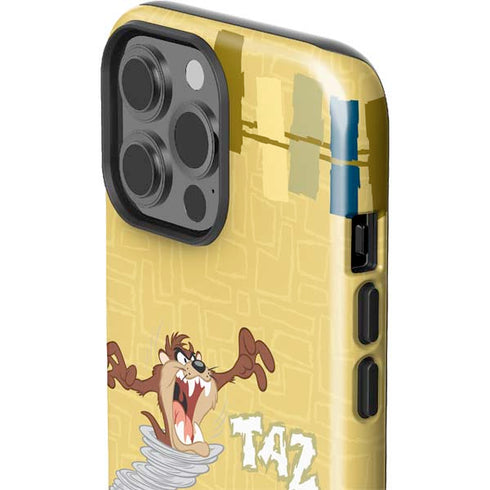 Looney Tunes Tasmanian Devil Swirl Cream iPhone 13 Pro Max Impact Case