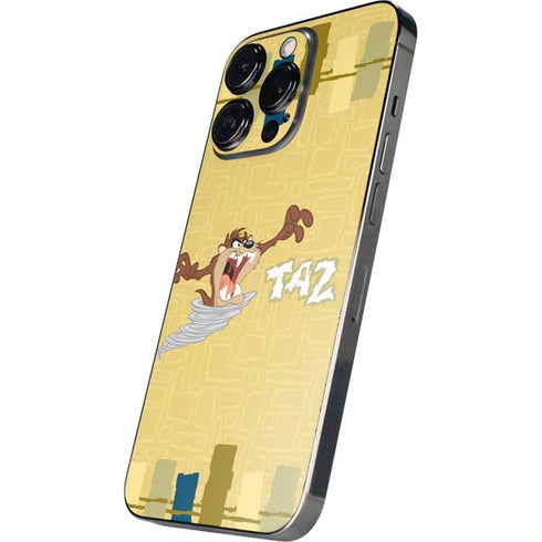 Looney Tunes Tasmanian Devil Swirl Cream iPhone 13 Pro Max Skin