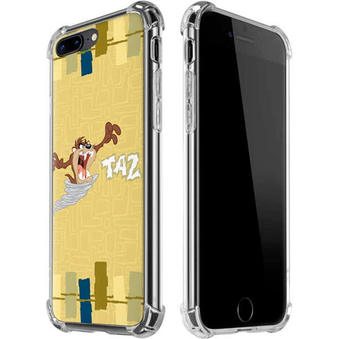 Looney Tunes Tasmanian Devil Swirl Cream iPhone 7/8 Plus Clear Case