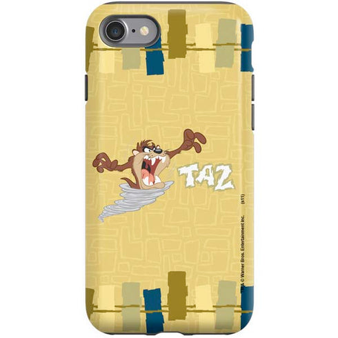 Looney Tunes Tasmanian Devil Swirl Cream iPhone SE (2nd & 3rd Gen) Pro Case